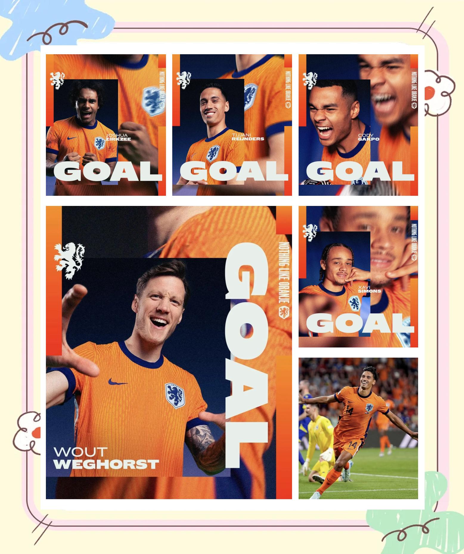 荷兰国家队险胜挺进下一轮